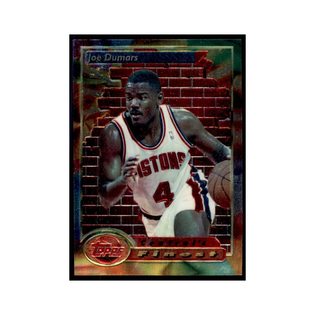 1993 Topps Finest Joe Dumars Basketball Cards #103