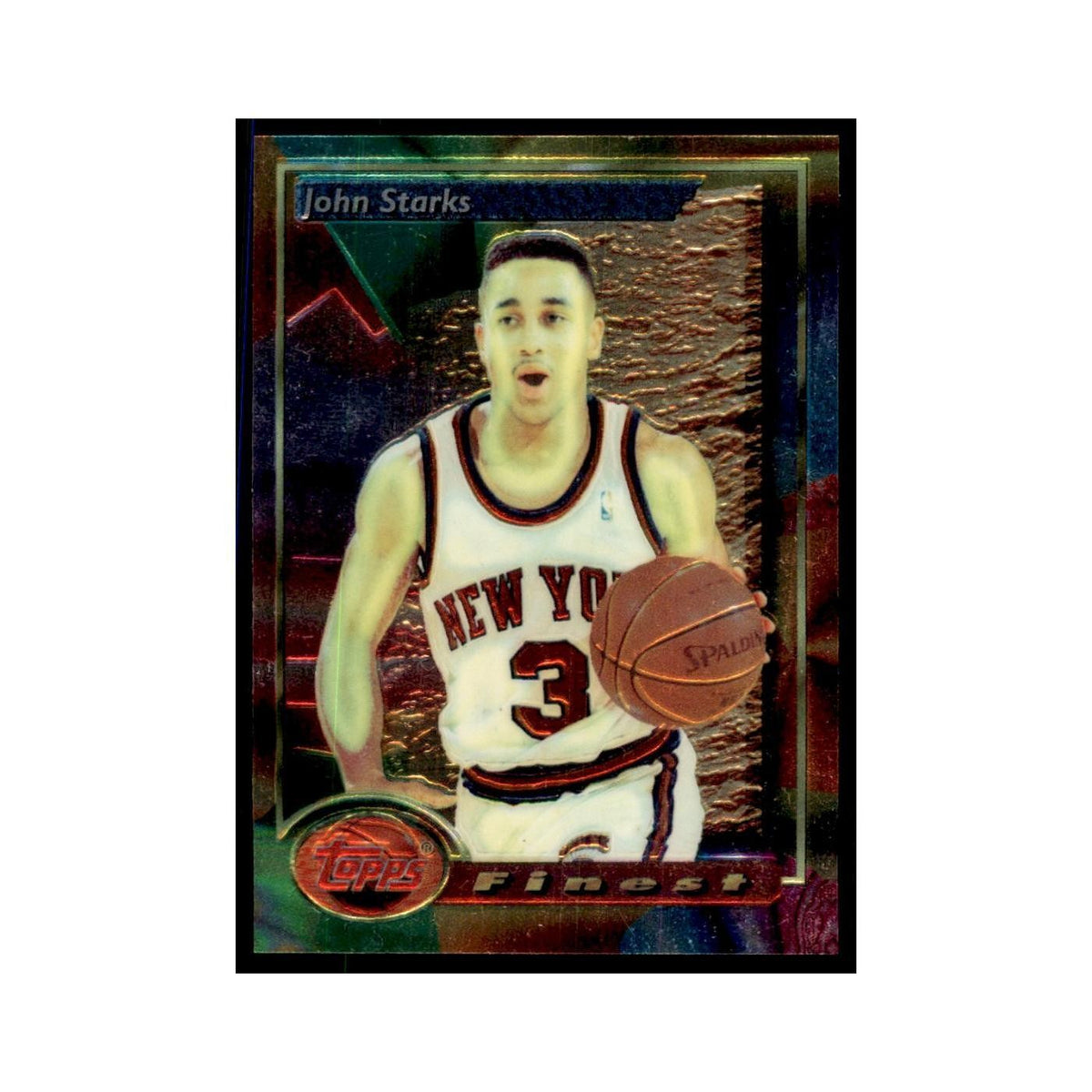 1993 Topps Finest John Starks Basketball Cards #194