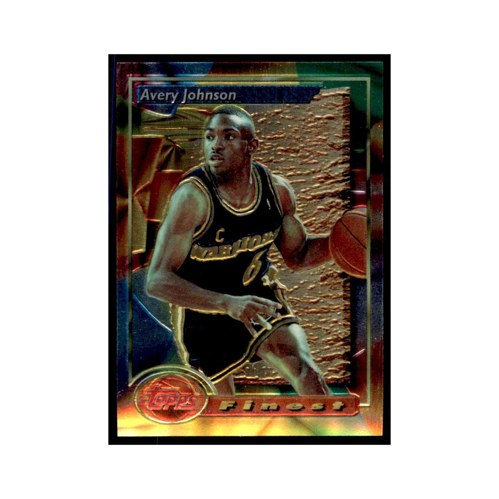 1993 Topps Finest Avery Johnson Basketball Cards #143
