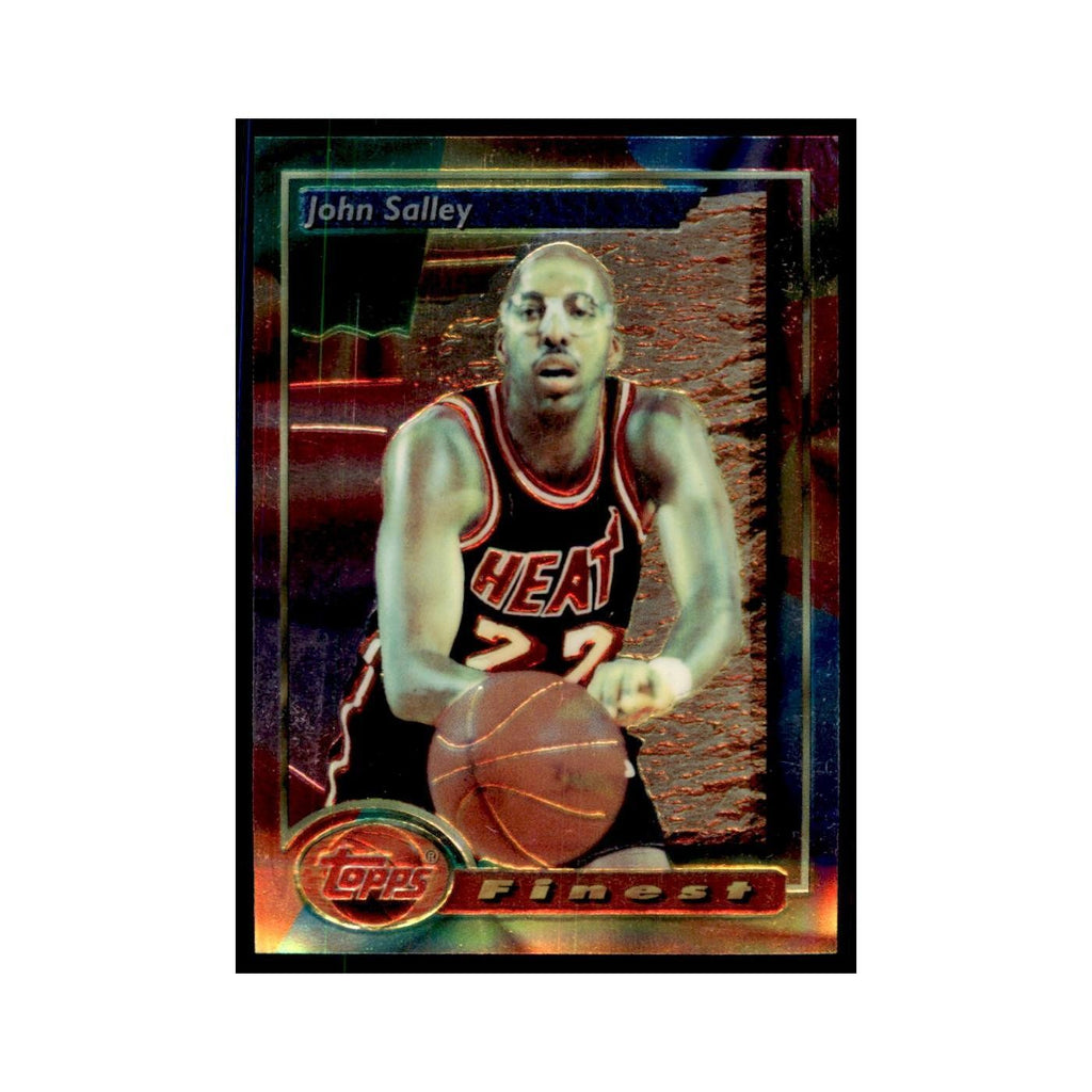 1993 Topps Finest John Salley Basketball Cards #177