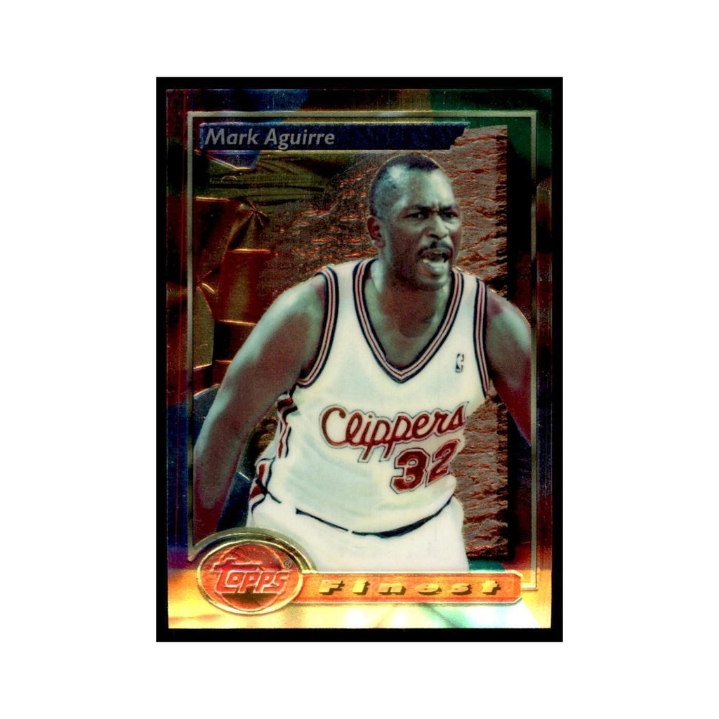 1993 Topps Finest Mark Aguirre Basketball Cards #40