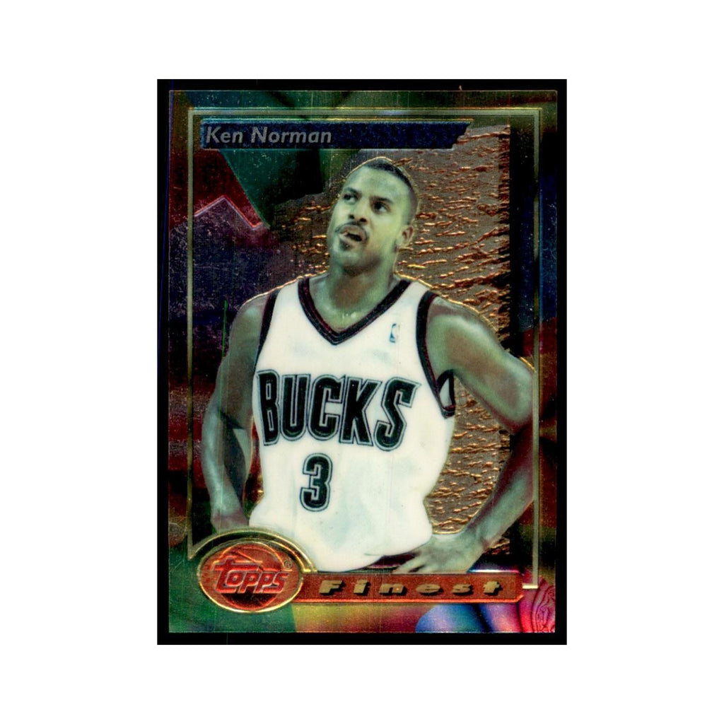 1993 Topps Finest Ken Norman Basketball Cards #6