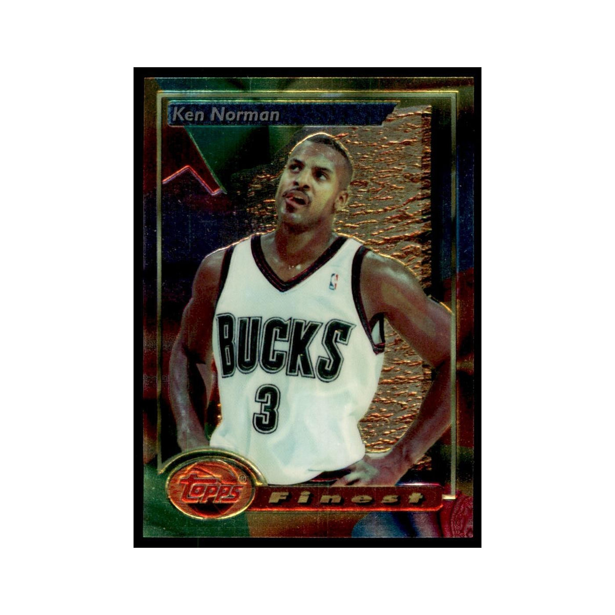 1993 Topps Finest Ken Norman Basketball Cards #6
