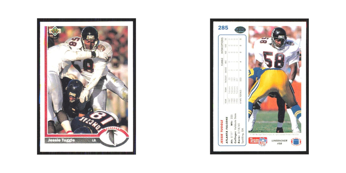 1991 Upper Deck Jessie Tuggle Falcons #285
