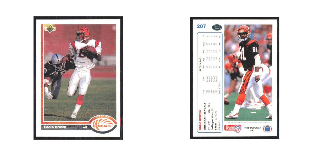 1991 Upper Deck Eddie Brown Bengals #207