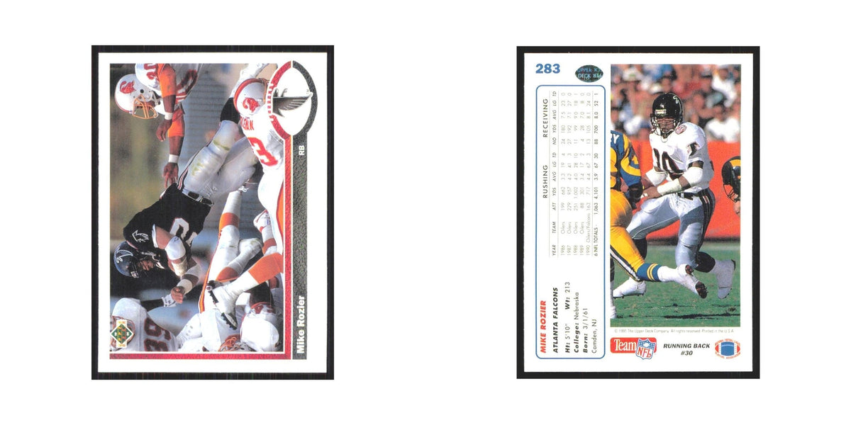 1991 Upper Deck Mike Rozier Falcons #283