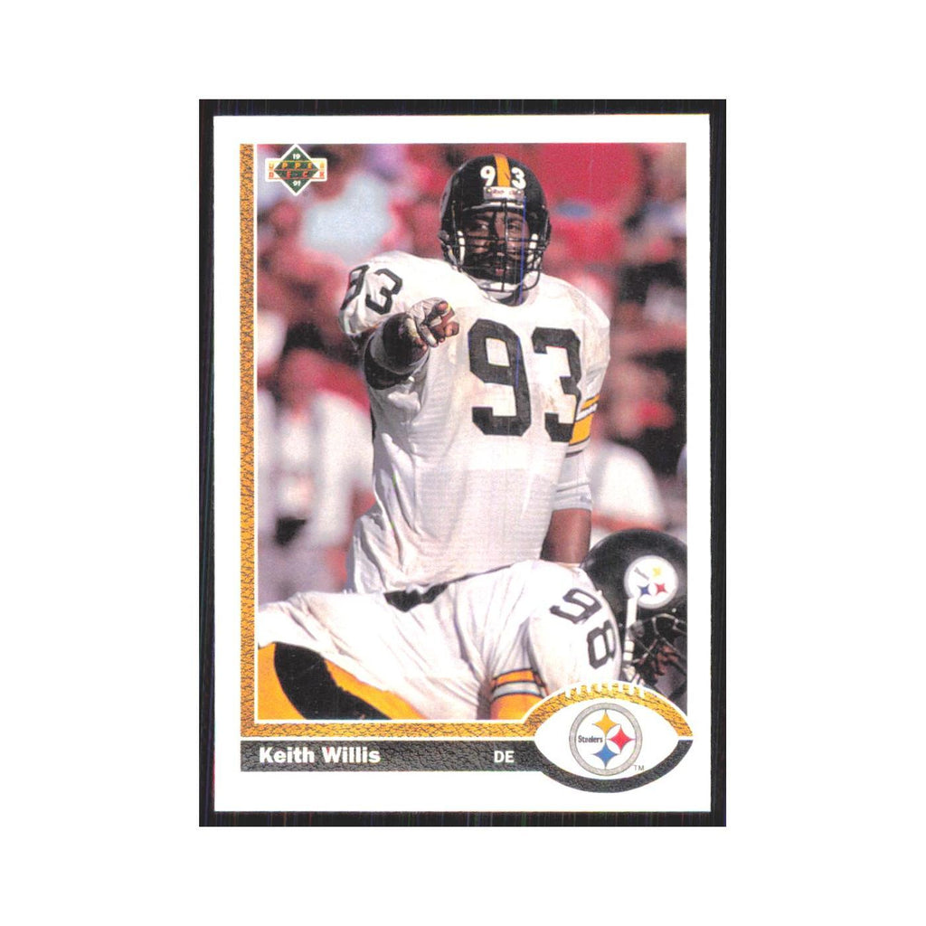 1991 Upper Deck Keith Willis Steelers #413