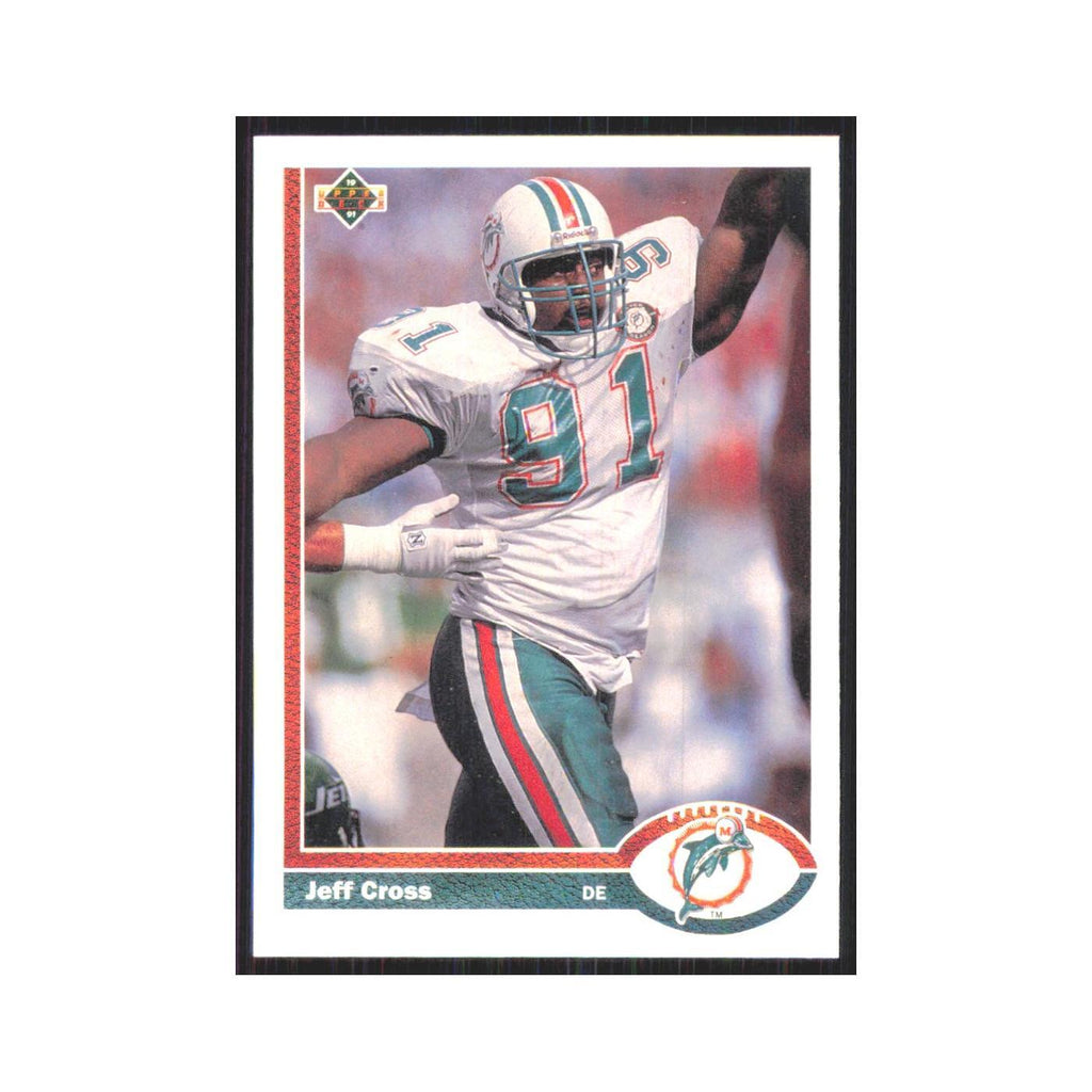 1991 Upper Deck Jeff Cross Dolphins #415