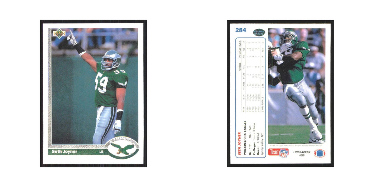 1991 Upper Deck Seth Joyner Eagles #284
