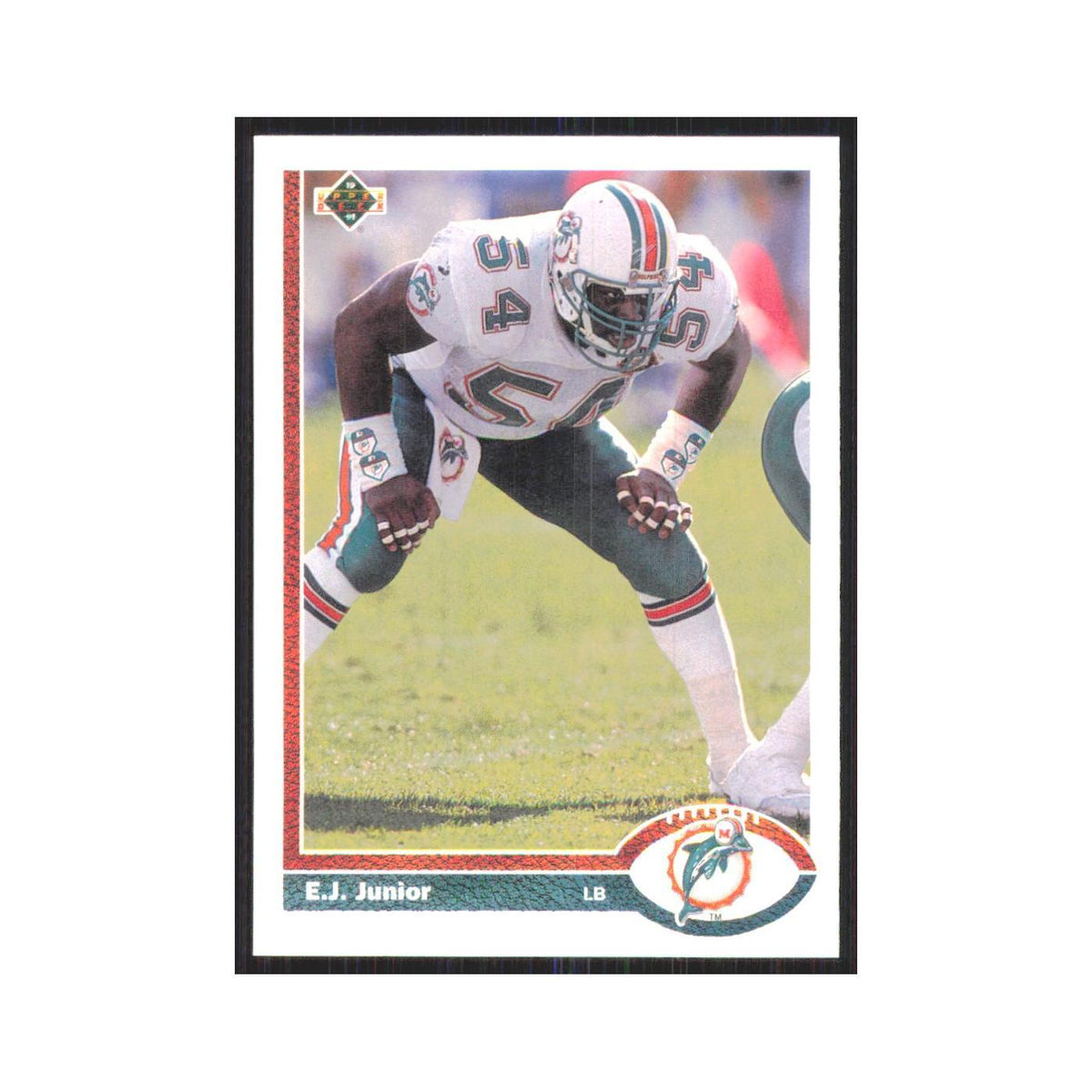 1991 Upper Deck E.J. Junior Dolphins #411