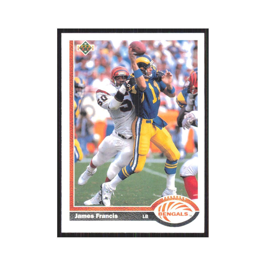 1991 Upper Deck James Francis Bengals #242