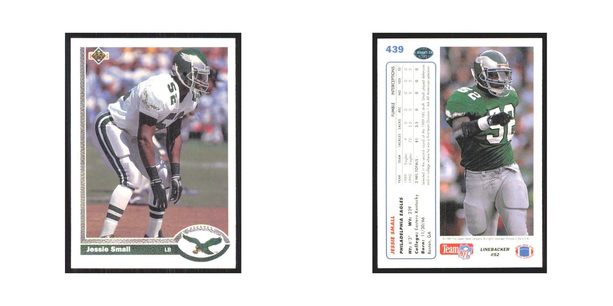 1991 Upper Deck Jessie Small Eagles #439