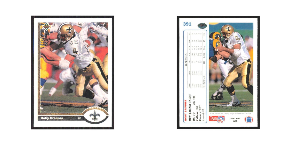 1991 Upper Deck Hoby Brenner Saints #391