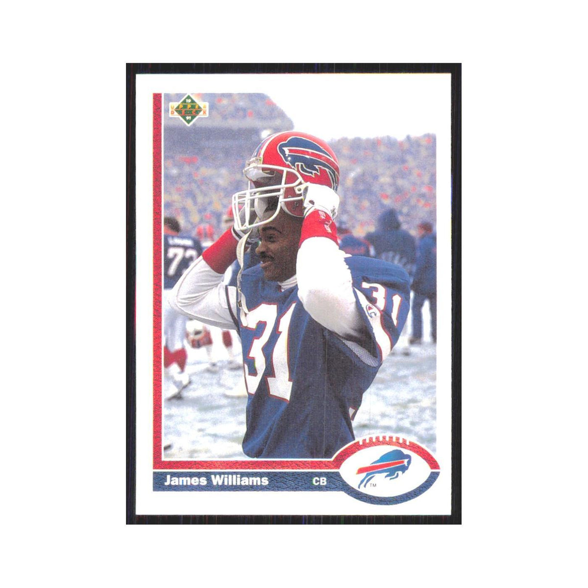 1991 Upper Deck James Williams Bills #158