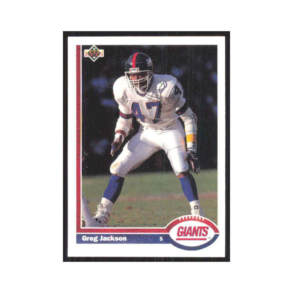 1991 Upper Deck Greg Jackson Giants #416