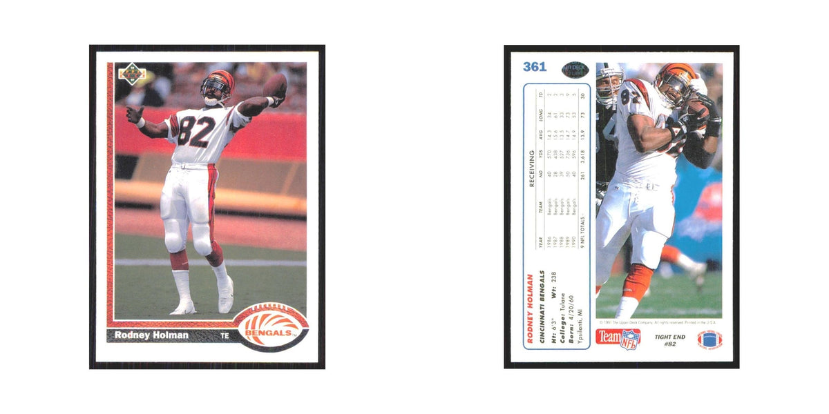 1991 Upper Deck Rodney Holman Bengals #361