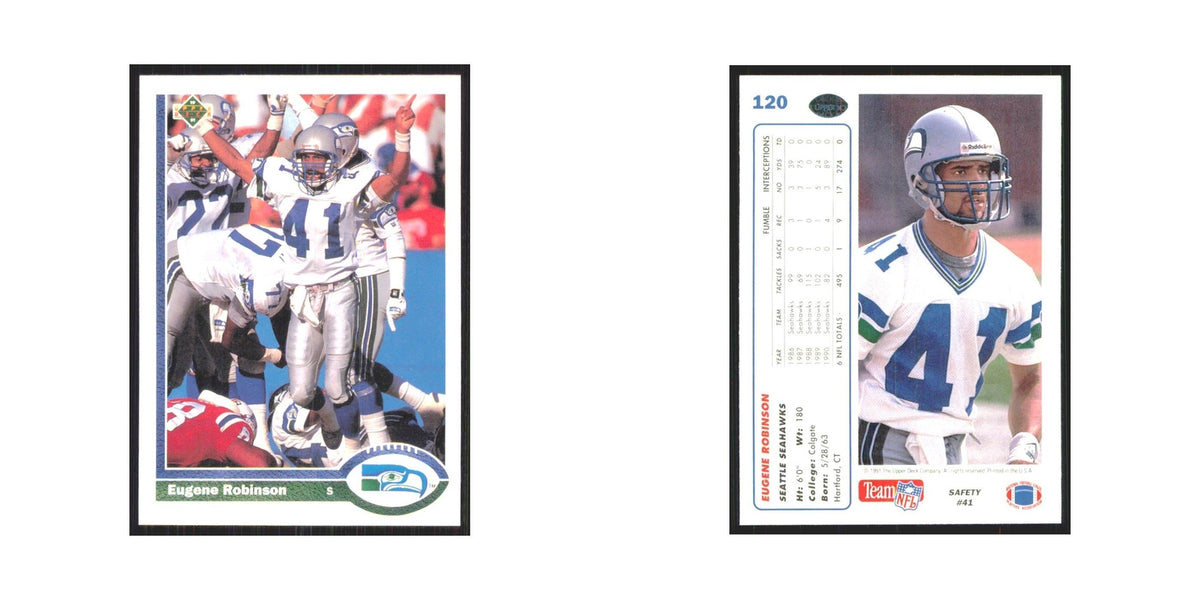 1991 Upper Deck Eugene Robinson Seahawks #120