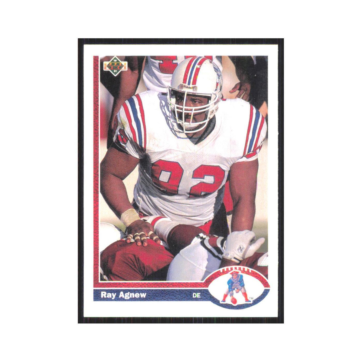 1991 Upper Deck Ray Agnew Patriots #352