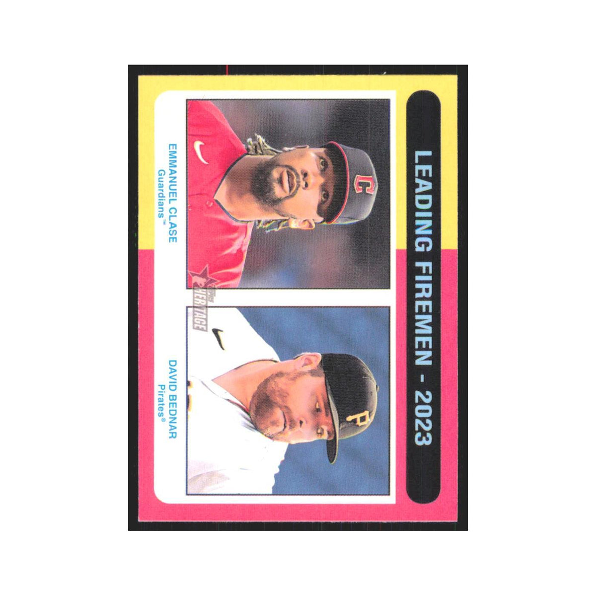 David Bednar   Emmanuel Clase 2024 Topps Heritage #313 NM