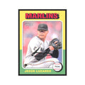 Jesus Luzardo 2024 Topps Heritage #448 Miami Marlins Baseball Card NM