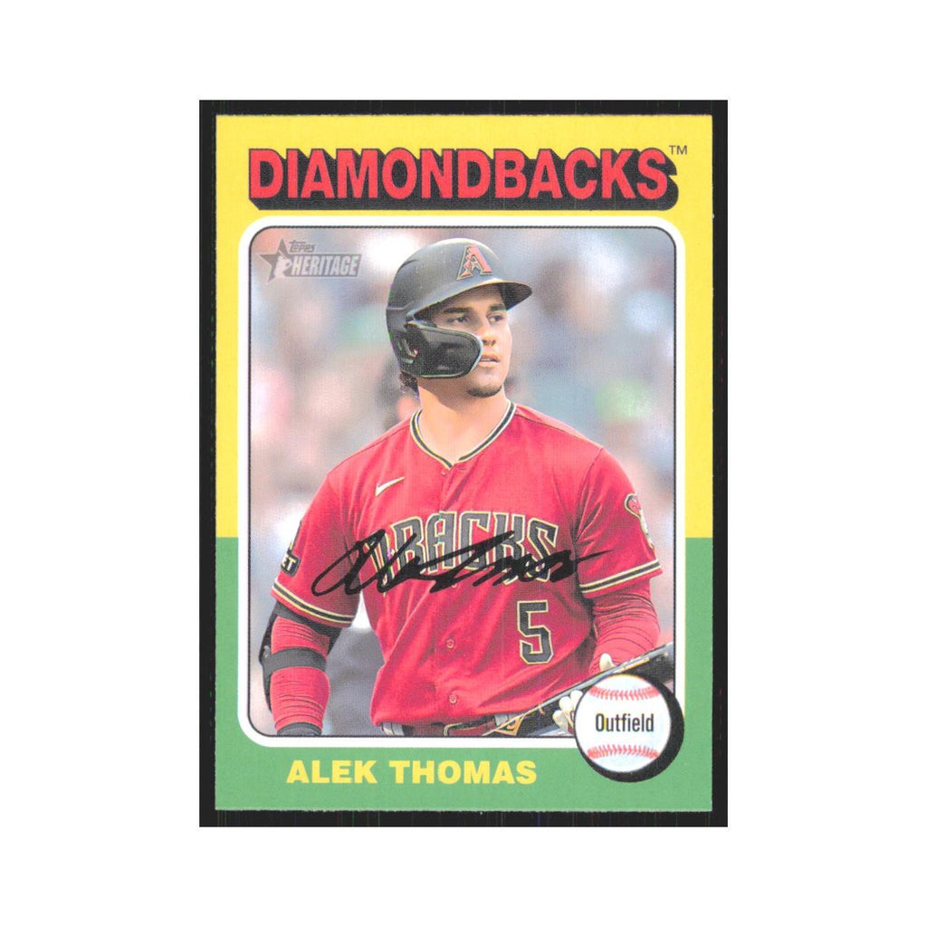 Alek Thomas 2024 Topps Heritage #289 Arizona Diamondbacks Baseball Card NM