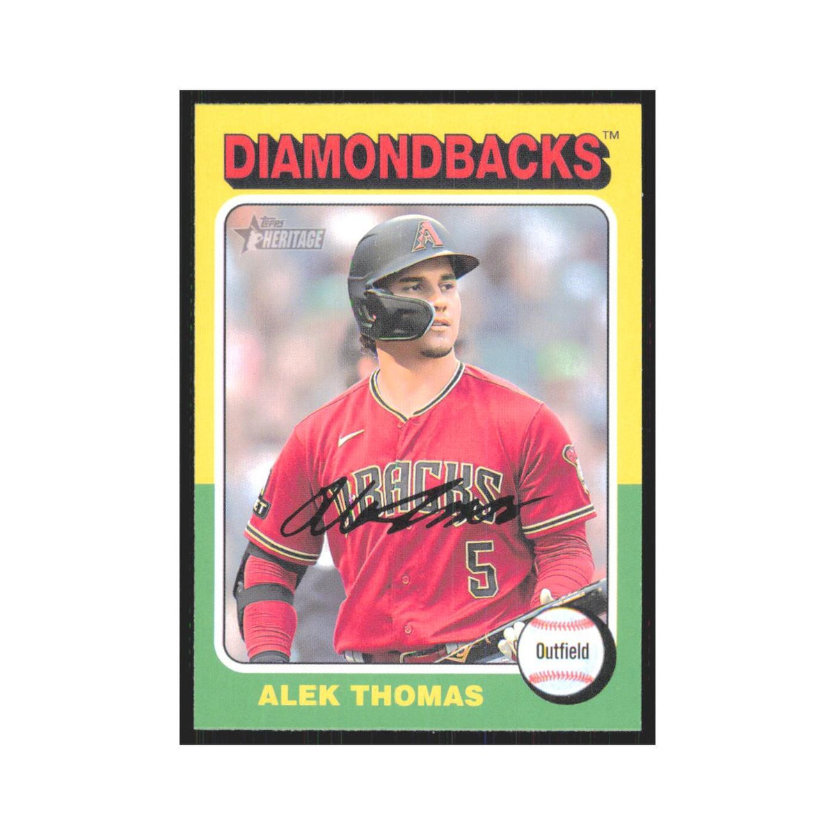 Alek Thomas 2024 Topps Heritage #289 Arizona Diamondbacks Baseball Card NM