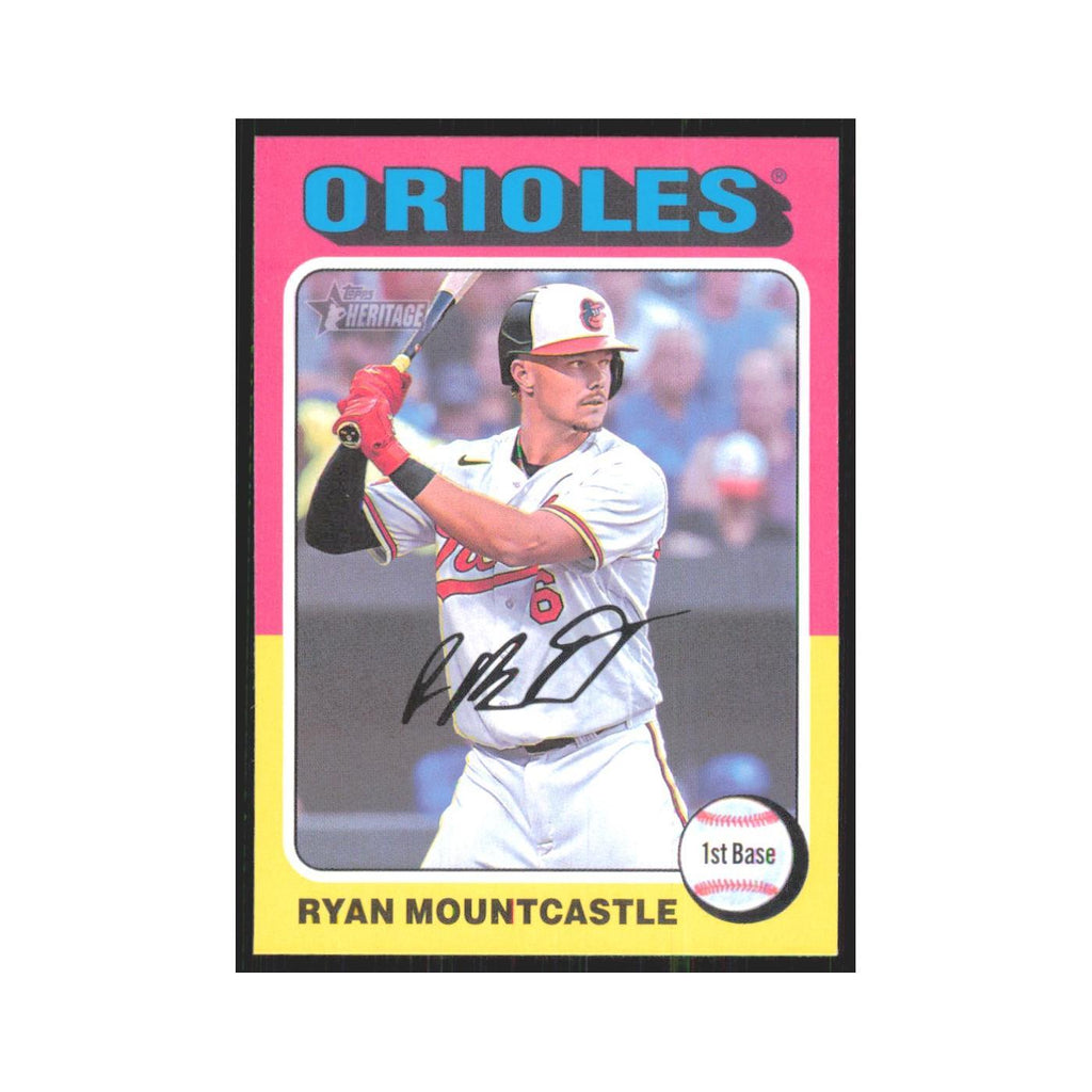 Ryan Mountcastle 2024 Topps Heritage #338 Baltimore Orioles Baseball Card NM