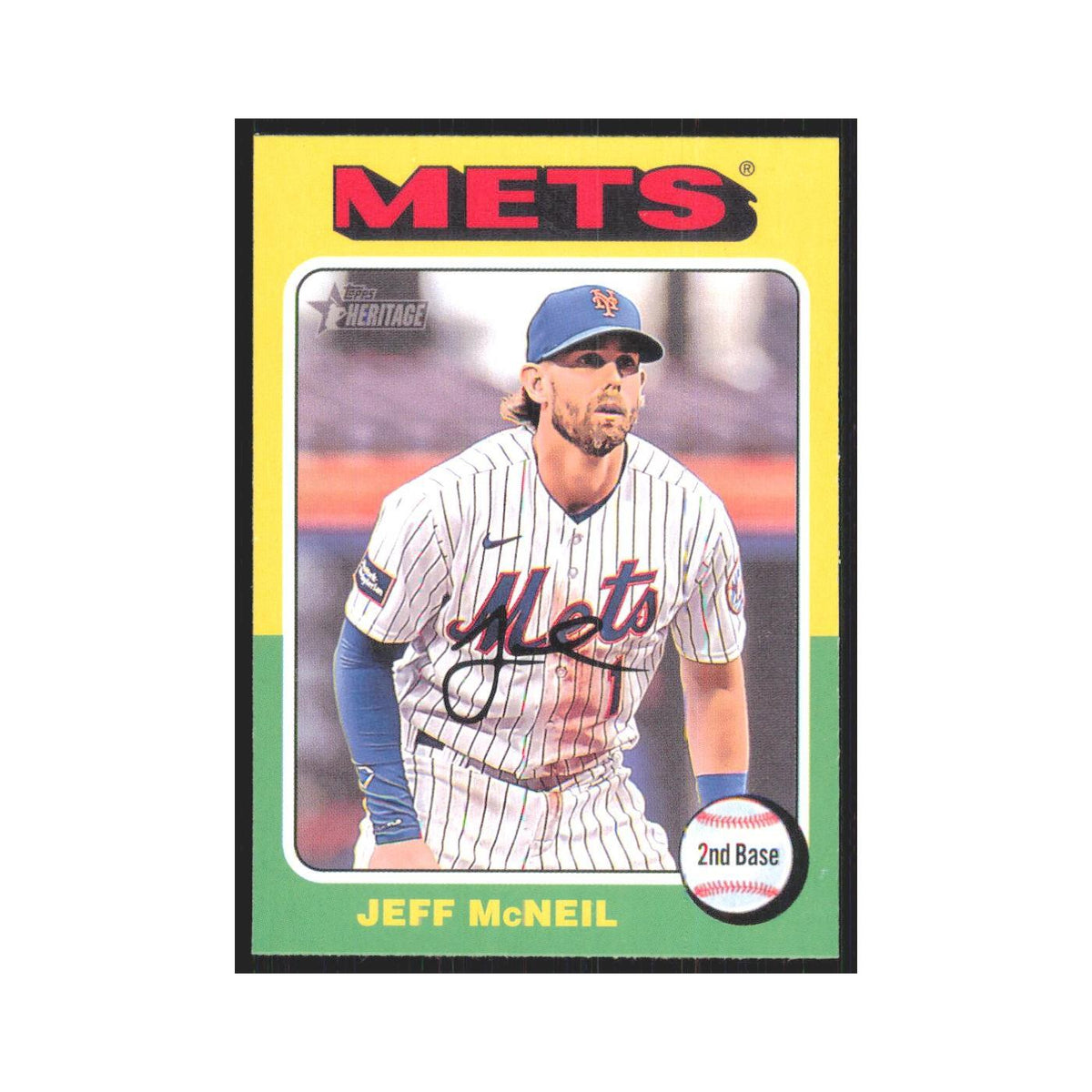 Jeff Mcneil 2024 Topps Heritage #295 New York Mets Baseball Card NM