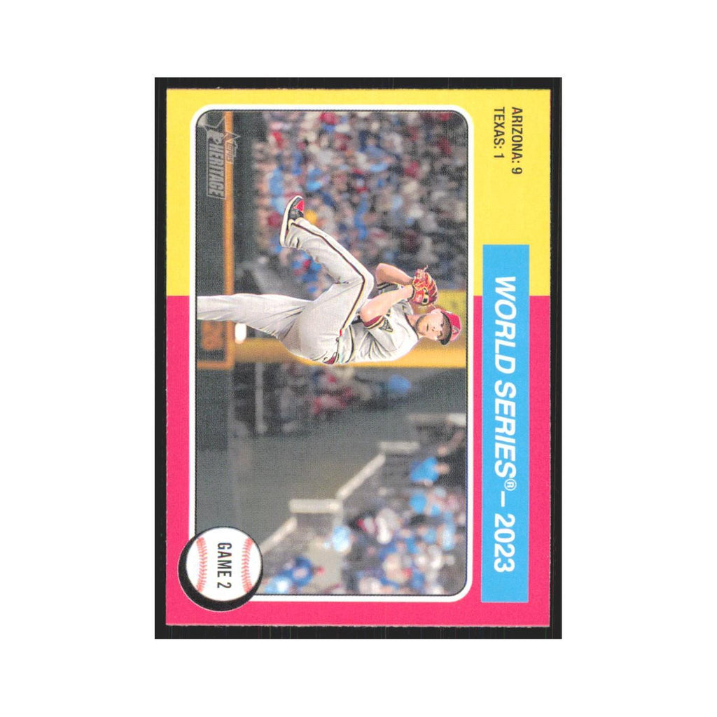 World Series-1974  Game 2 2024 Topps Heritage #462 Oakland Athletics NM