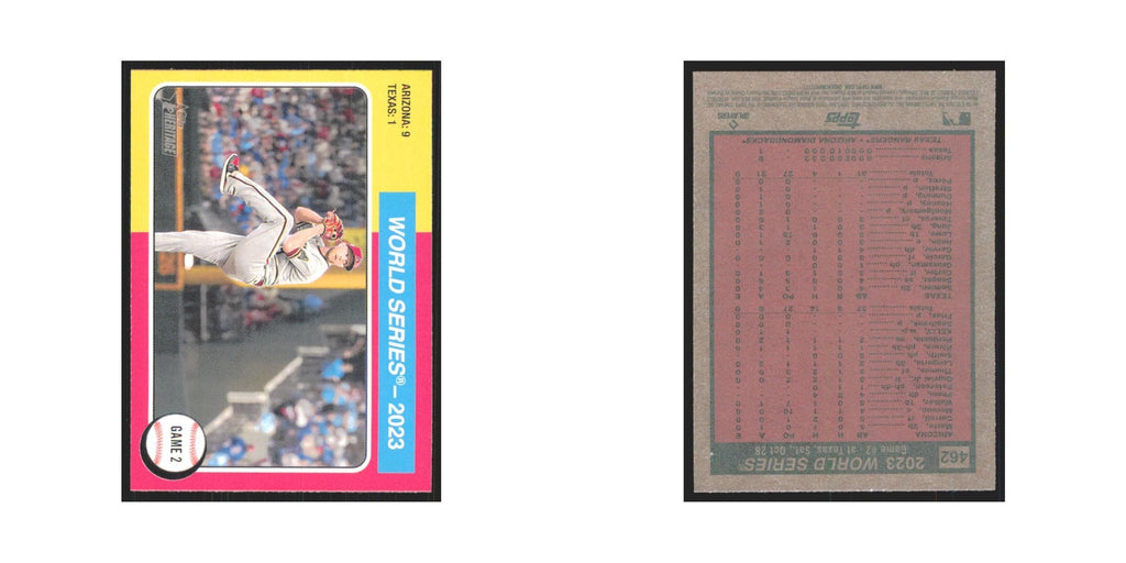 World Series-1974  Game 2 2024 Topps Heritage #462 Oakland Athletics NM