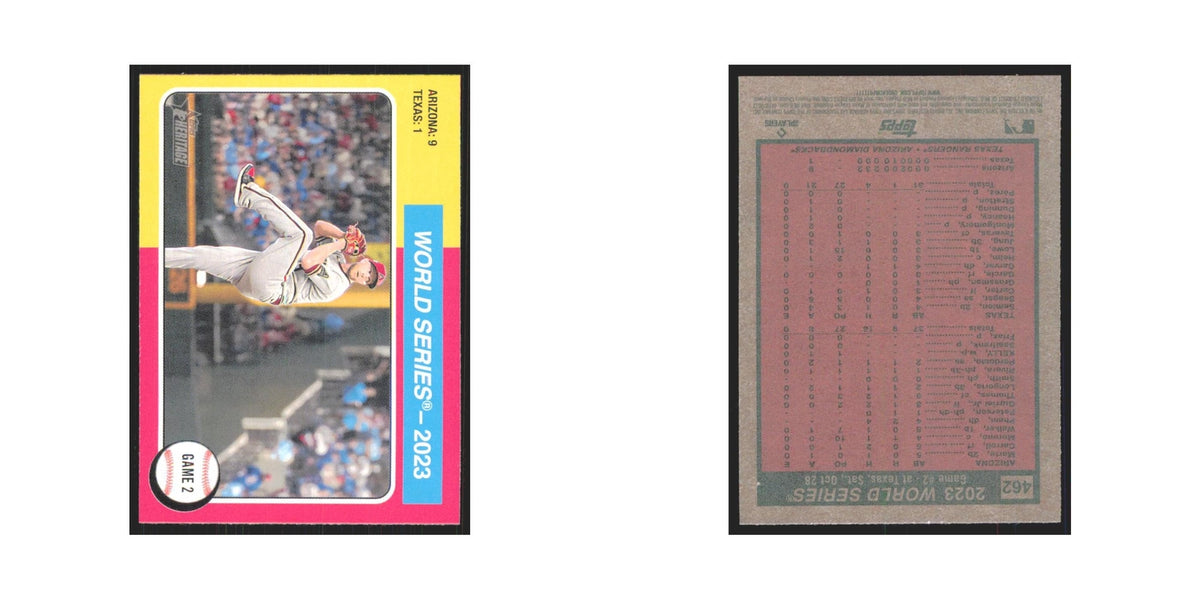 World Series-1974  Game 2 2024 Topps Heritage #462 Oakland Athletics NM