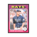 Shane McClanahan 2024 Topps Heritage #225 Tampa Bay Rays Baseball Card NM