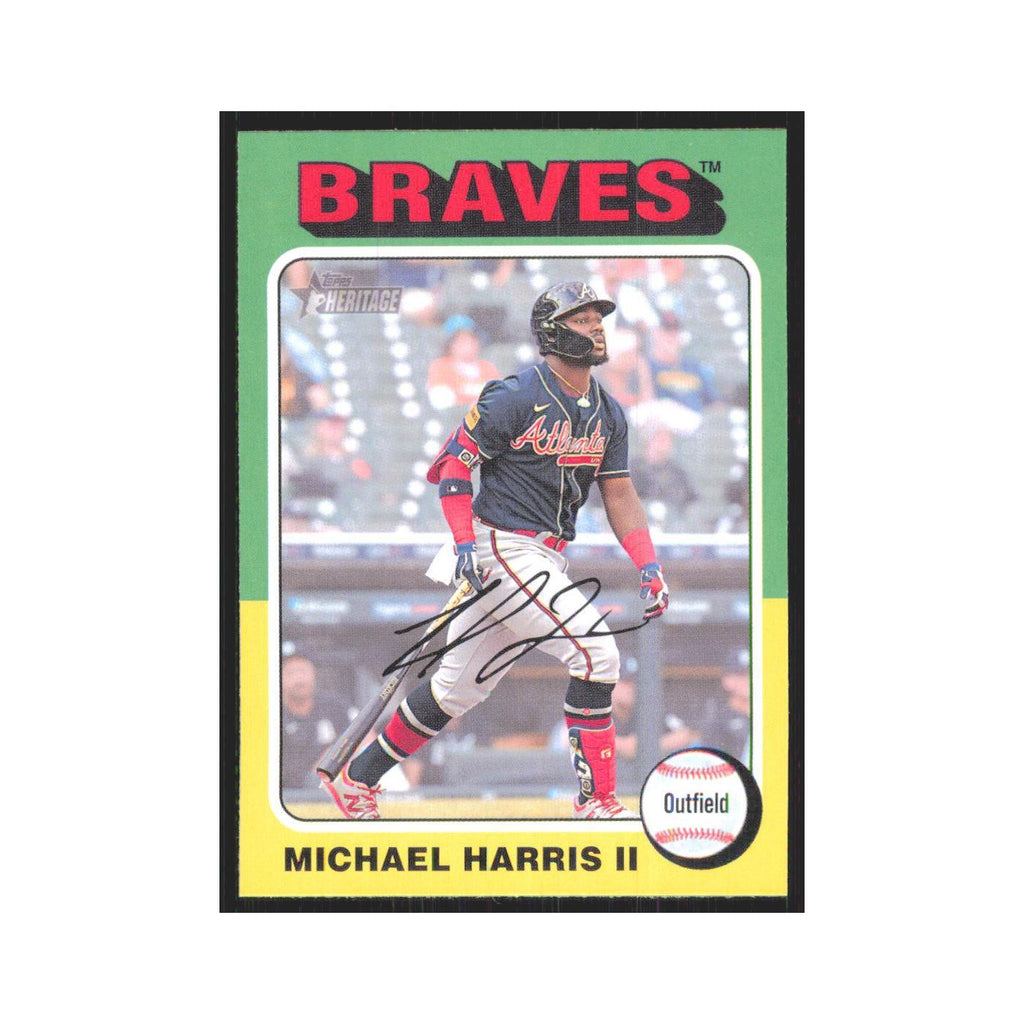 Michael Harris II 2024 Topps Heritage #416 Atlanta Braves Baseball Card NM