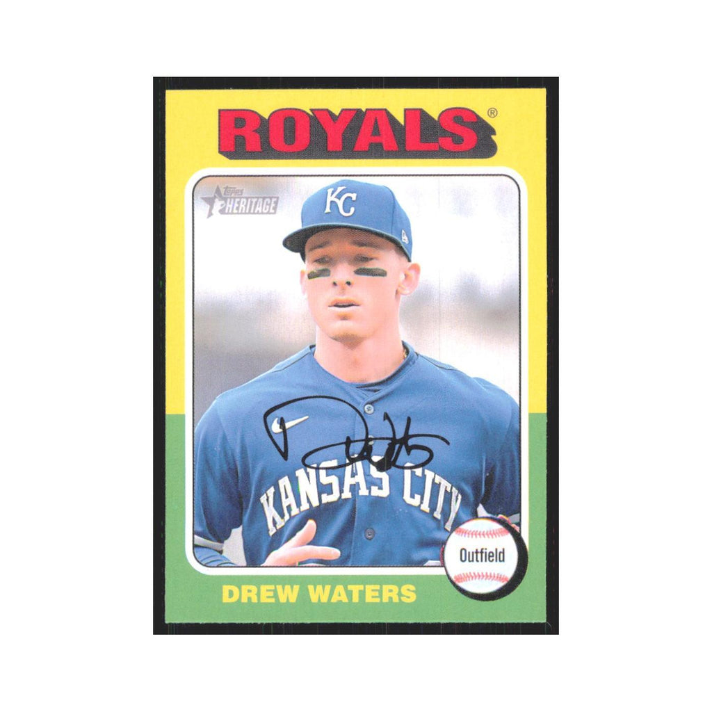 Drew Waters 2024 Topps Heritage #323 Kansas City Royals Baseball Card NM