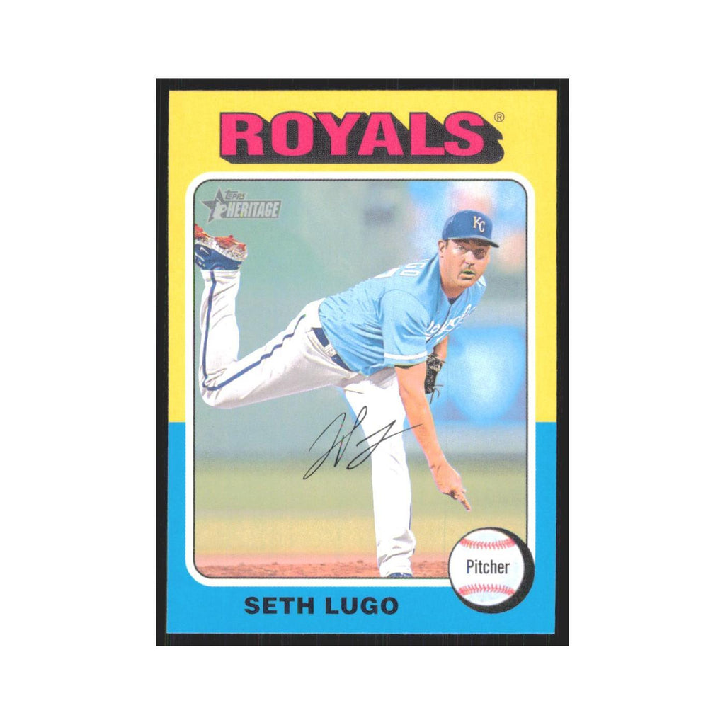 Seth Lugo 2024 Topps Heritage #395 Kansas City Royals Baseball Card NM