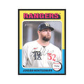 Jordan Montgomery 2024 Topps Heritage #103 Texas Rangers Baseball Card NM