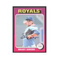 Brady Singer 2024 Topps Heritage #164 Kansas City Royals Baseball Card NM