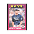 Shane McClanahan 2024 Topps Heritage #225 Tampa Bay Rays Baseball Card NM