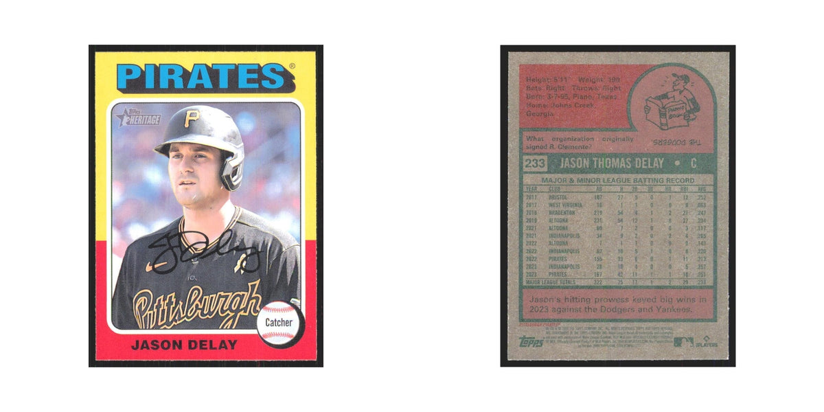 Jason Delay 2024 Topps Heritage #233 Pittsburgh Pirates Baseball Card NM