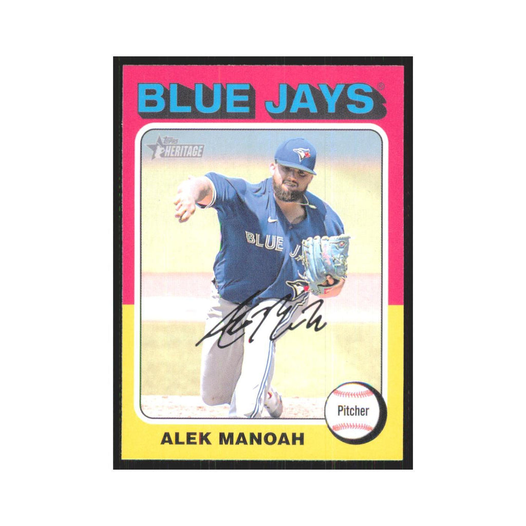 Alek Manoah 2024 Topps Heritage #243 Toronto Blue Jays Baseball Card NM