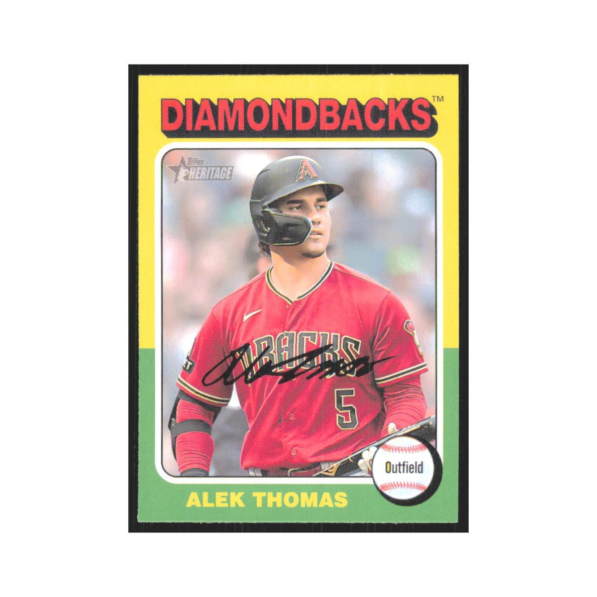 Alek Thomas 2024 Topps Heritage #289 Arizona Diamondbacks Baseball Card NM