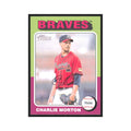 Charlie Morton 2024 Topps Heritage #244 Atlanta Braves Baseball Card NM