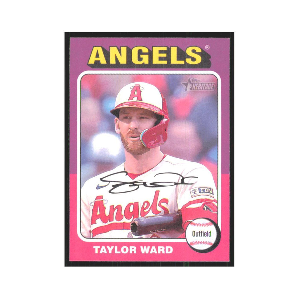 Taylor Ward 2024 Topps Heritage #132 Los Angeles Angels Baseball Card NM