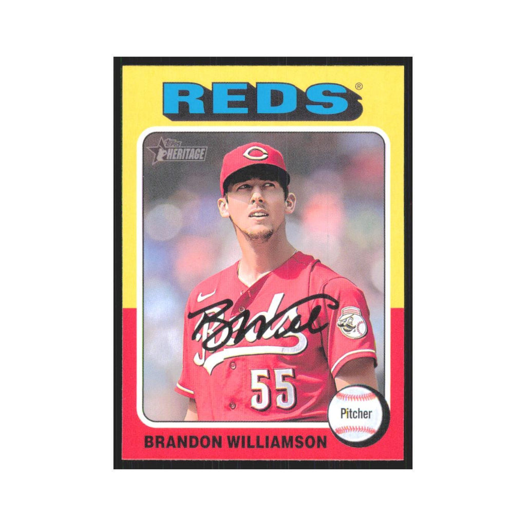Brandon Williamson 2024 Topps Heritage #264 Cincinnati Reds Baseball Card NM