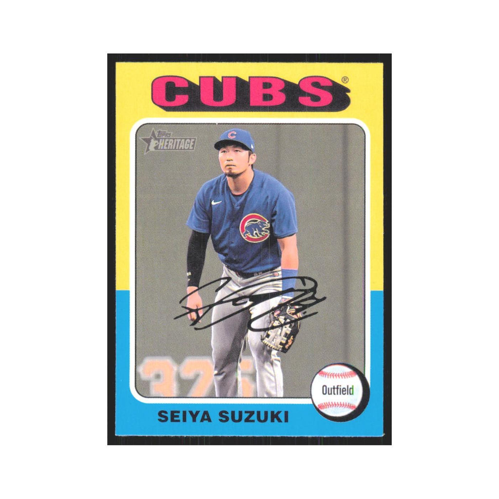 Seiya Suzuki 2024 Topps Heritage #472 Chicago Cubs Baseball Card NM