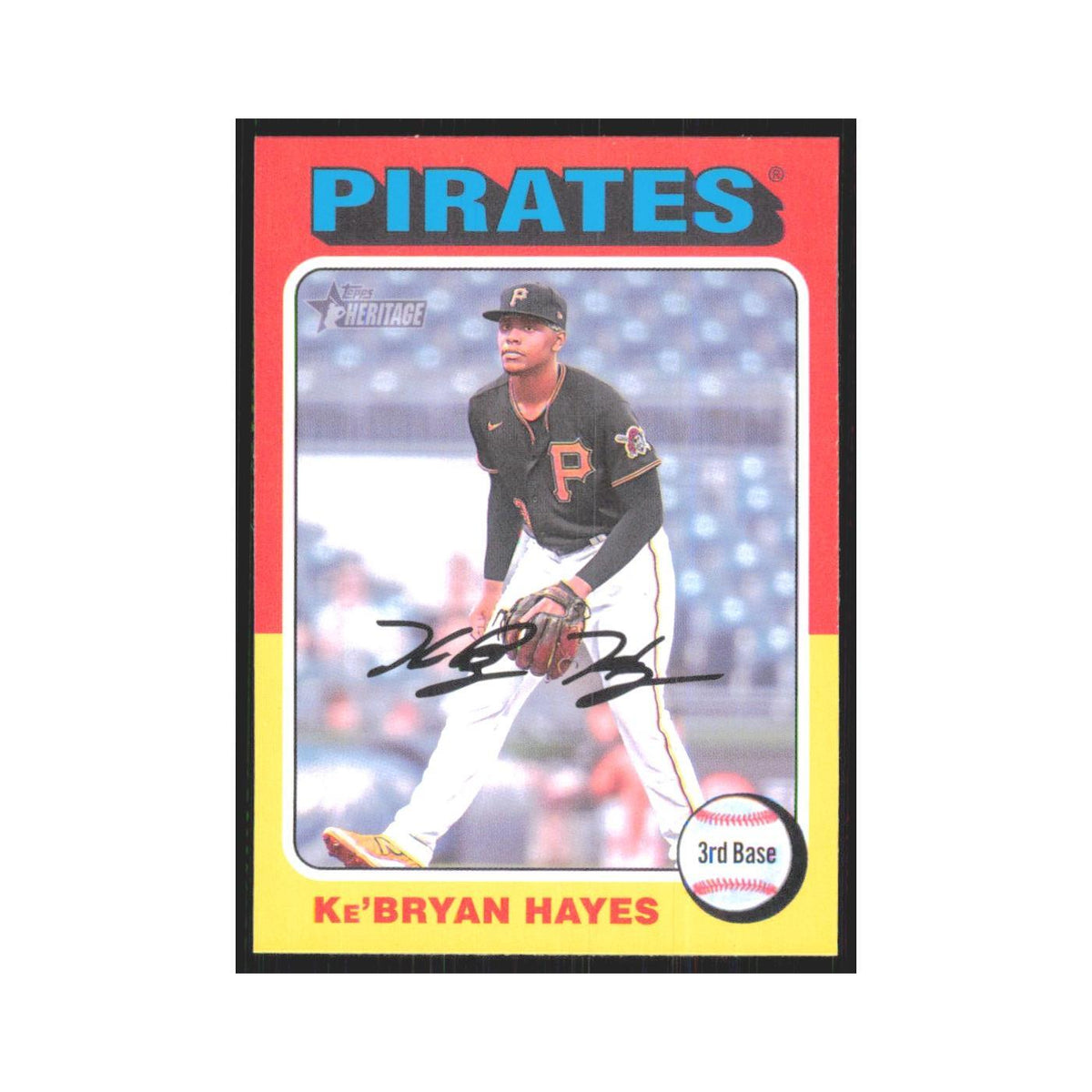 Ke Bryan Hayes 2024 Topps Heritage #226 Pittsburgh Pirates Baseball Card NM
