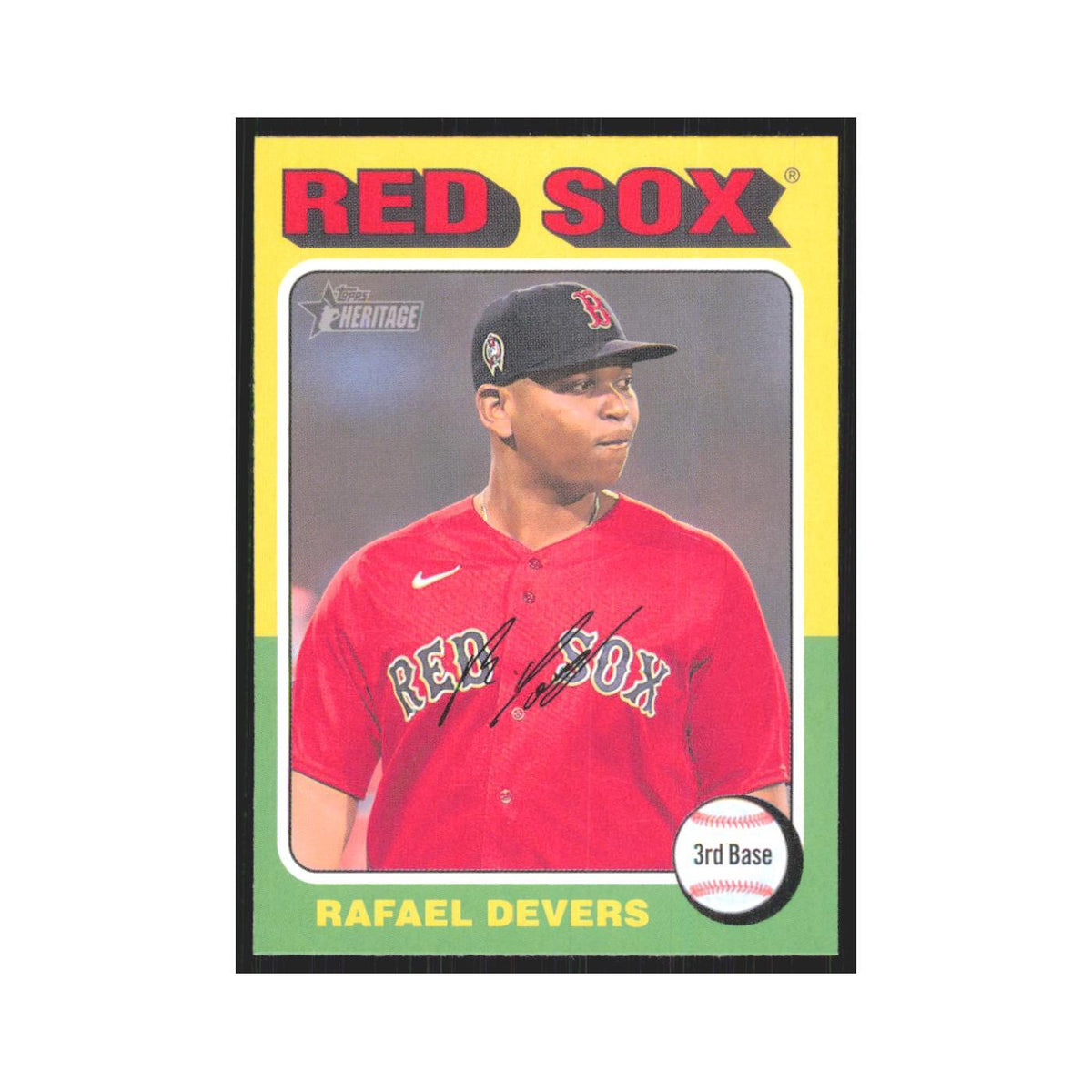 Rafael Devers 2024 Topps Heritage #239 Boston Red Sox Baseball Card NM