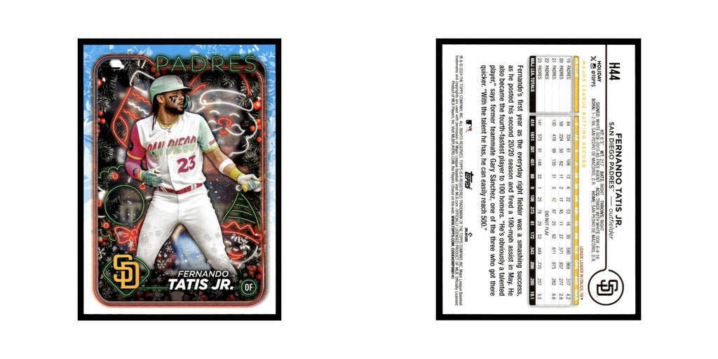 Fernando Tatis Jr. 2024 Topps Holiday #H44 San Diego Padres Baseball Card NM