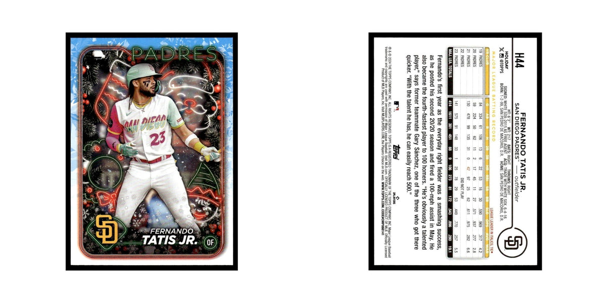 Fernando Tatis Jr. 2024 Topps Holiday #H44 San Diego Padres Baseball Card NM