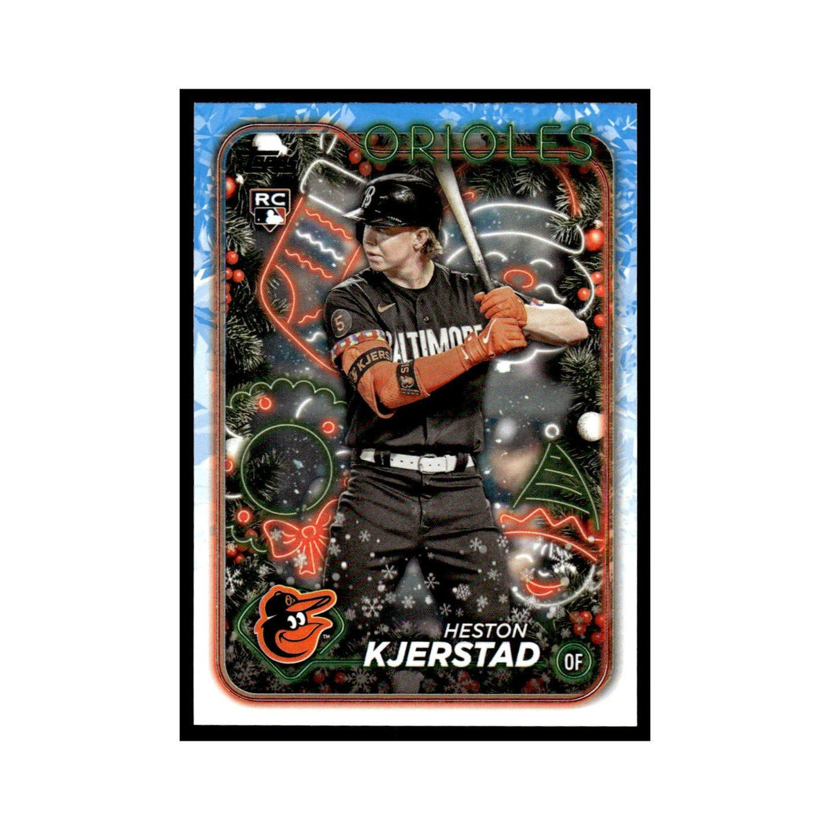 Heston Kjerstad Rookie 2024 Topps Holiday #H171 Baltimore Orioles NM
